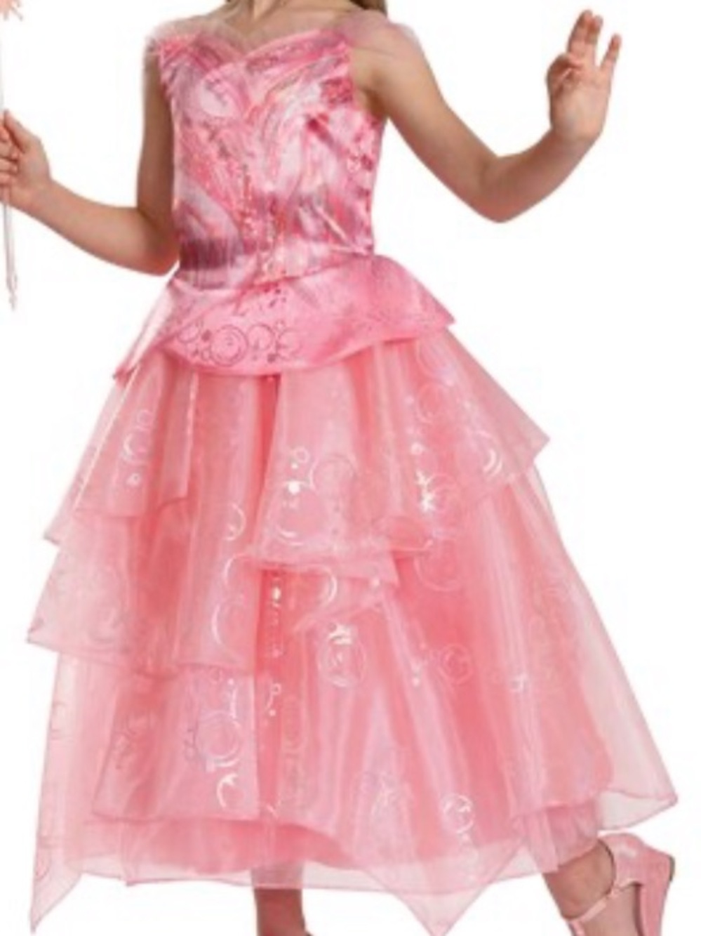 Wicked Glinda the Good Witch Deluxe Costume Dress ~ L 10-12